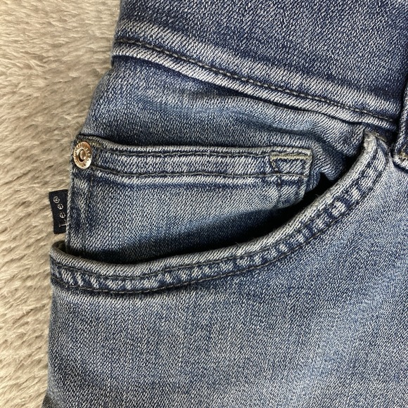 Lee Jeans Womens 16 Blue Total Freedom Straight Leg‎ Stretch Modern Series 36x28 - Picture 3 of 14